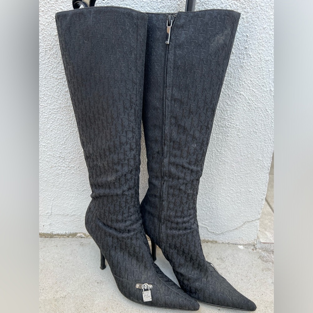 Christian Dior Diorissimo Knee High Boots